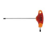 Unior Tool's - Cacciavite esagonale a testa sferica, con impugnatura a T, 4 teste rosse