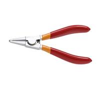 Unior Tool's - Pinze per anelli di serraggio, dritte 140 x 3-10, colore: rosso, 140 x 3-10