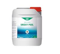 Unioxy Pool, Sistema di Trattamento Cloro-Free per Piscine, Liquido Incolore, 5 Litri, per Piscine Residenziali fino a 4 Unità