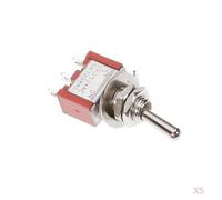 Unipolare Doppio Tiro SPDT ON / Su Mini Interruttore Basculante Ac 250v 2a