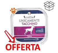 Unipro Dog Unicamente Adult Tacchino - Unipro Dog Unicamente Adult Tacchino - Vaschetta Da 150 Gr - CONFEZIONE RISPARMIO