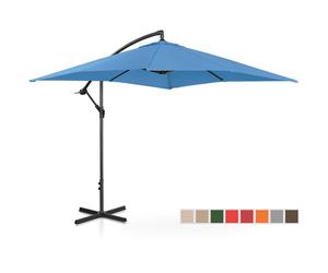 Uniprodo Seconda Mano Ombrellone da esterno -blu - rettangolare - 250 x 250 cm - inclinabile UNI_UMBRELLA_SQ250BL