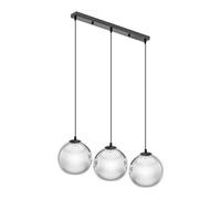 Uniprodo UNI_LD_04 lampada a sospensione 3 lampadine E27 60 W lampada a sospensione in vetro lampada a sospensione lampada a sospensione plafoniera