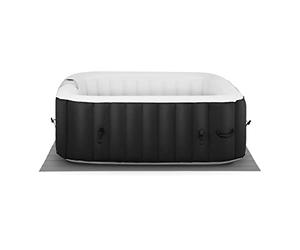 Uniprodo Vasca Idromassaggio Gonfiabile Piscina Idromassaggio Uni_Pools_15 (600 L, 4 Persone, 100 Bocchette, 1.800 Watt)