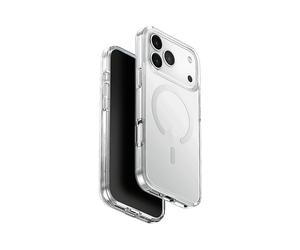 UNIQ Clario MagClick COVER per Apple iPhone 17 Pro, Trasparente
