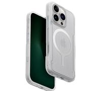 UNIQ Custodia ibrida Combat Active compatibile con iPhone 16 Pro Max, ricarica MAGCLICK (luminosa) (LUME-bianco)