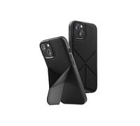 Uniq Custodia ibrida per iPhone 14 Plus Magclick Ricarica Transforma Ebano Nero