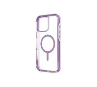 UNIQ Custodia per telefono Combat compatibile con iPhone 16 ibrido (2024) 6.1, ricarica MAGCLICK (rosa uva)