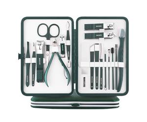 UNIQ Dark Green Set Manicure e Pedicure Professionale 1 St