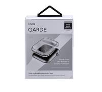 UNIQ GARDE - Custodia per orologio ibrida con protezione dello schermo, 45 mm, trasparente