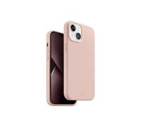 Uniq Hybrid iPhone 14 Lino Blush Rosa Custodia
