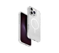 UNIQ LP Xtreme - Custodia per iPhone 16 Pro Max (lucente), anti-impronte, custodia per telefono con ricarica magnetica con angoli Airlite™