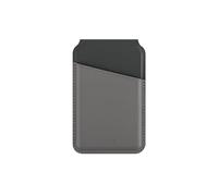 UNIQ Lyden DS - Porta carte magnetico con blocco RFID, con supporto, colore: Grigio rinoceronte/Nero
