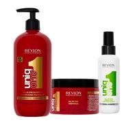 Uniq one All In One Shampoo 490ml Mask 300ml Treatment Spray Green Tea 150ml
