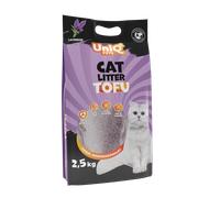 UNIQ PETS Letterina per gatti TOFU biodegradabile 2,5 kg lavanda