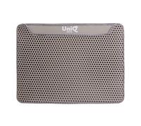 UNIQ PETS Tappetino per lettiera per gatti a doppio strato, grigio, 30x45 cm