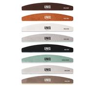 UNIQ Set di lime per unghie e buffer a mezzaluna multi-grana 1 St