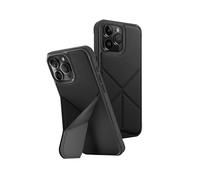 UNIQ Transforma - Custodia per telefono compatibile con iPhone 15 Pro Max, compatibile con ricarica magnetica MagClick (nero)