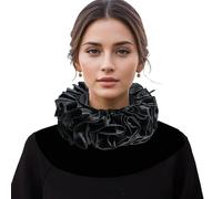 UniqKaliber Collare rinascimentale elisabettiano, collare staccabile vintage increspato accessorio per costume di Halloween