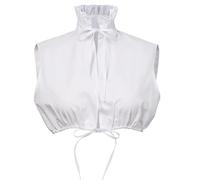 UniqKaliber Elizabethan Partlet Rinascimento Finto Collare Staccabile Volant Camicetta Dickey Collar Vintage Undershirt Accessori