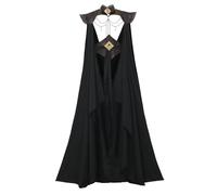 UniqKaliber Mantello medievale da elfico da donna, lunghezza intera, mantello da fata, con spalle scoperte, costume da cosplay rinascimentale