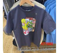 UNIQLO Sesame Street UT/Relaxed Fit Manica Corta 5Color XS-4XL Unisex nuovo G...