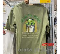 UNIQLO Sesame Street UT/Relaxed Fit Manica Corta 5Color XS-4XL Unisex nuovo G...