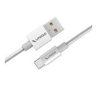 UNIQO Cavo USB 2.0 - Type-C antigroviglio in nylon per ricarica e trasferimento dati, lunghezza 1 m, compatibile con iPhone 15, Samsung, Oppo, Huawei, Honor, Xiaomi