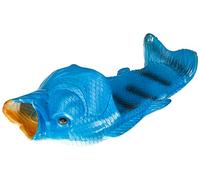 Uniqstore, ciabatte creative Tricky Fish a forma di pesce, da spiaggia, da uomo, Blu, 30/31 EU