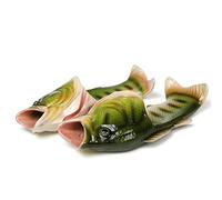 UniqStore - Sandali creativi, ciabattine a forma di pesce per la spiaggia, verde, 34/35 EU