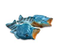 Uniqstore Sandali Tricky Fish Funny Flops Pantofole a forma di pesce pantofole creative stile pesce scarpe da spiaggia simulazione pesce pantofole da spiaggia per uomo donna bambini regali insoliti