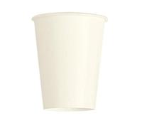 Unique 14 Bicchieri di Carta Avorio 266ml