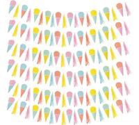 Unique 16750 - Ghirlanda di carta con nappe, 1,82 m, colore: pastello per feste estive