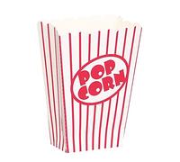 Unique- Scatole di Popcorn Piccole-8 Pezzi (Confezione da 1), Multicolore, 19578