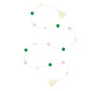 Unique 39806 - Ghirlanda con nappe, 1,82 m, motivo a quadretti primaverili