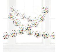 Unique 75463 - Palloncini colorati in lattice, 30,5 cm, 15 pezzi, multicolore