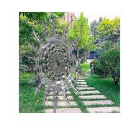 Unique And Magical Metal Windmill,courtyard Windmill, Moving with Wind Dual Wind Directions Easy Installation