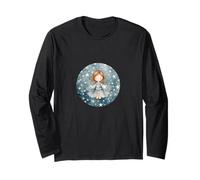 Unique Angel Cute Star Pattern Women Decorative Christmas Maglia a Manica