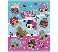 Unique Borse per feste-LOL Surprise Party-Confezione da 8, Cartoni animati, Multicolore, 8 count (Pack of 1), 23803