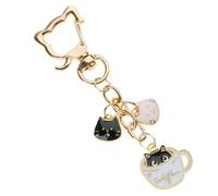 Unique Cats Print Charm Student Bag Decoration Bags Ciondolo Key regala chiavi tascabili o interni auto trendy Cats Portachiavi moda, d