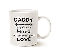 Unique Dad Daddy A Son'S First Hero, A Dau-Ghter'S First Love Tazze Con Manico Tazze Da Caffè In Ceramica Tazzine Per Latte Succo Ufficio 330Ml