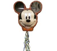 Unique- Disney Mickey Mouse Pinata-Tirare la Corda, Multicolore, 66309