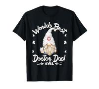 Unique Doctor GNOME for Men Funny Fathers Day Doctor Dad Maglietta