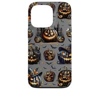 Unique Fall Autumn Halloween Bats For Witch Scary Pumpkin Custodia per iPhone 13 Pro