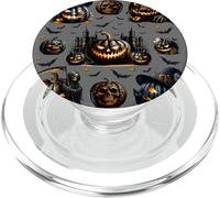 Unique Fall Autumn Halloween Bats For Witch Scary Pumpkin PopSockets PopGrip per MagSafe