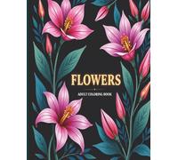 Unique Garden Flower Landscape Coloring Book: Large Relaxing Print| Colouring with wide ruled journal pages| 8.5x11| 120 pages| Mindfulness for kids, ... men, women| Mixed easy & intricate patterns|