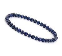 Unique Gems braccialetto di pietre preziose perle di Lapislazzuli Ø 4mm bracciale per donna energia Chakra
