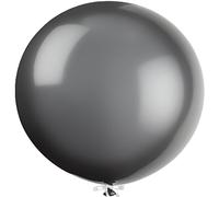 Unique- Halloween Palloncini Giganti in Lattice, Nero (Black), 90 cm, 56728