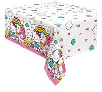 Unique Hello Kitty & Friends Short Fold Rectangular Plastic Tablecover - (54" x 84") 1 Piece Birthdays and Sanrio-Themed Celebrations