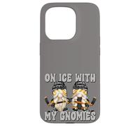 Unique Hockey Player For Gnome Lover On Ice With My Gnomies Custodia per iPhone 15 Pro
